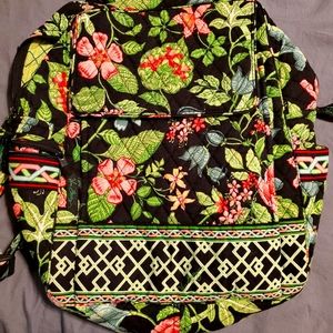 Vera Bradley Botanical Backpack EUC